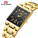 Luxury Black Gold Men's Business Watch Sleek Executive Timepiece