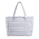 Puffy Tote Bag for Women Big Square Cotton Padded Purse
