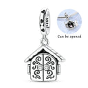 Silver Charm Pendant Celtic Dragon