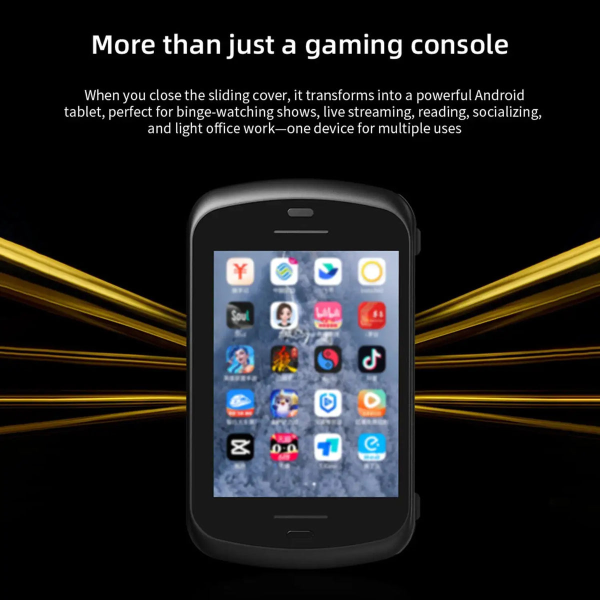 ANBERNIC RG Slide Handheld Game Console 4.7" LTPS In-Cell Screen Android Unisoc T820 Portable AI WiFi Arcade Video Gaming Player