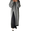 Warm Knit Dress for Women Travel Ready