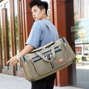 Waterproof Leather Carry-On Bag for Men