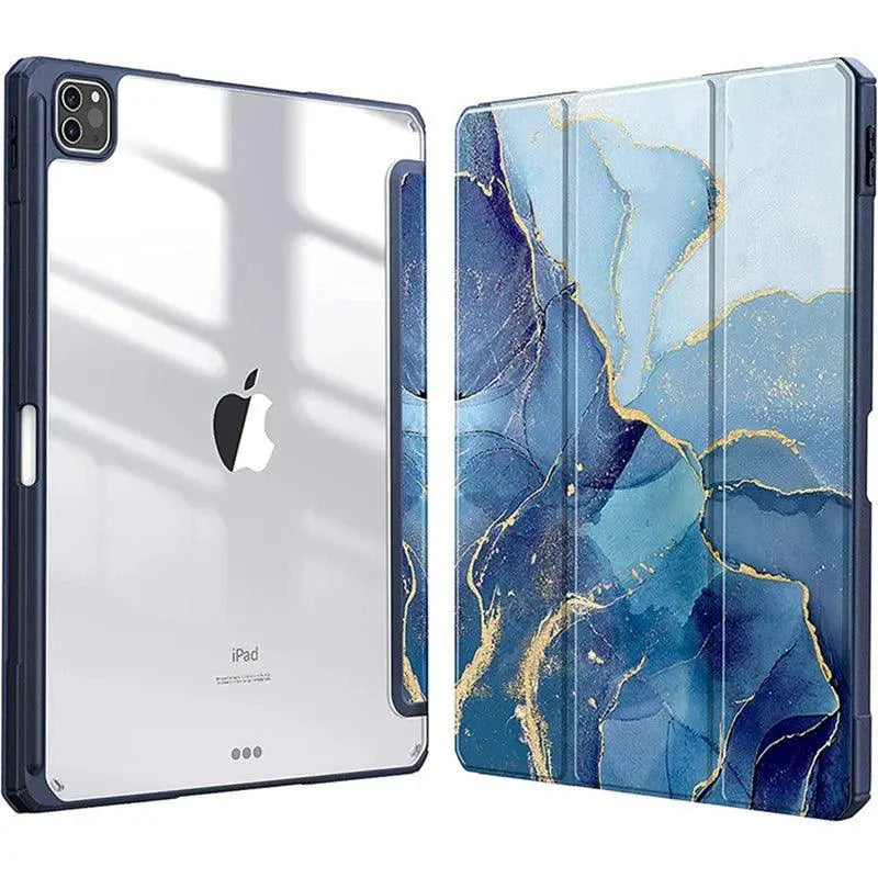 Smart Clear Leather Case For iPad Air Stylish And Protective