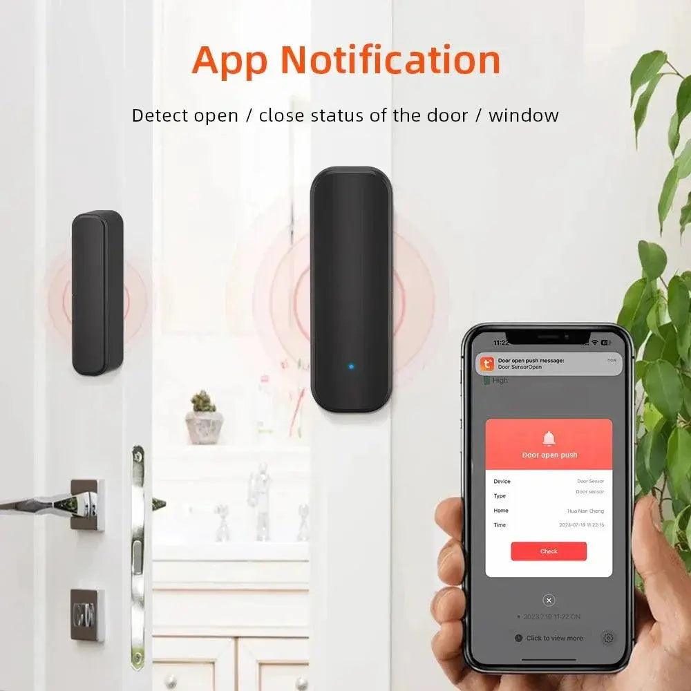 Smart WiFi Door Sensor For Enhanced Home Security System