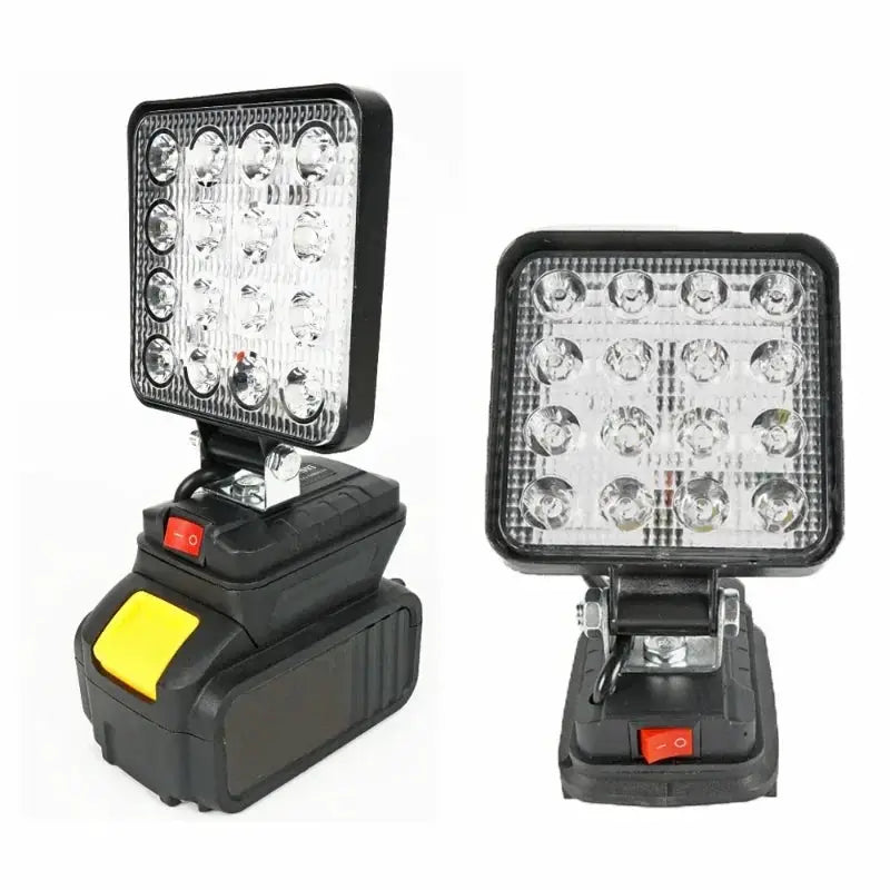 New LED Outdoors Flood Lights For 18V Work Light Flashlight