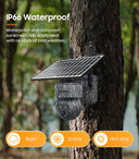 INQMEGA 8MP 4G SIM Card WIFI Solar Camera Outdoor Security