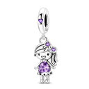 Sterling Silver Charm Bead Pendant