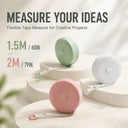 1.5/2M Soft Tape Measure Double Scale Body Sewing Flexible Measurement Ruler For Body Measuring Tools Tailor Craft 60/79Inch
