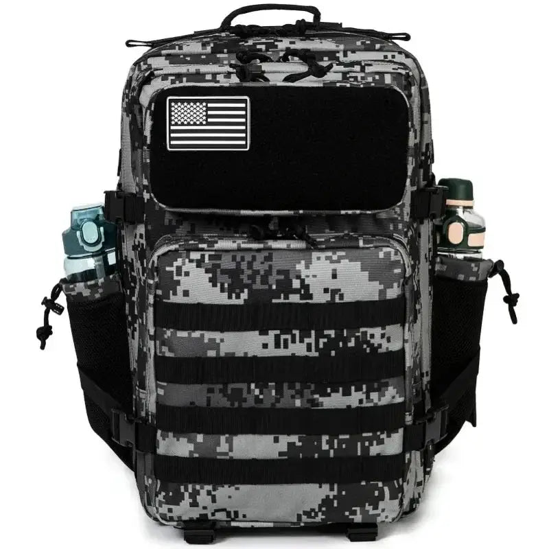 45L Tactical Backpack for Men and Women with Bottle Holder