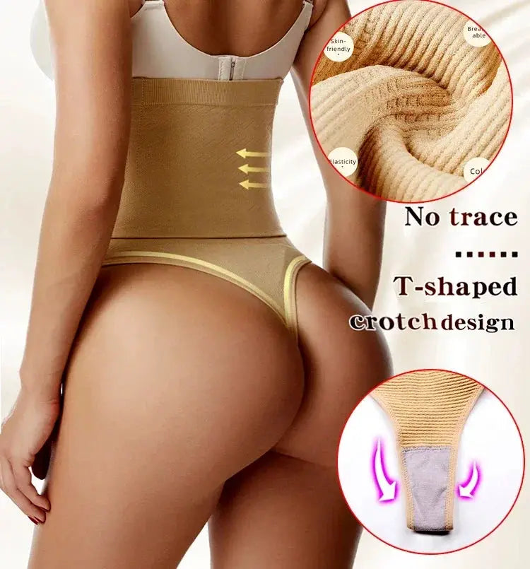 Seamless Butt Lifting Shapewear Double Control High Waist
