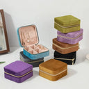 Velvet Jewelry Box For Travel Security