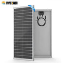 Rvpozwer 100W Rigid Solar Panel