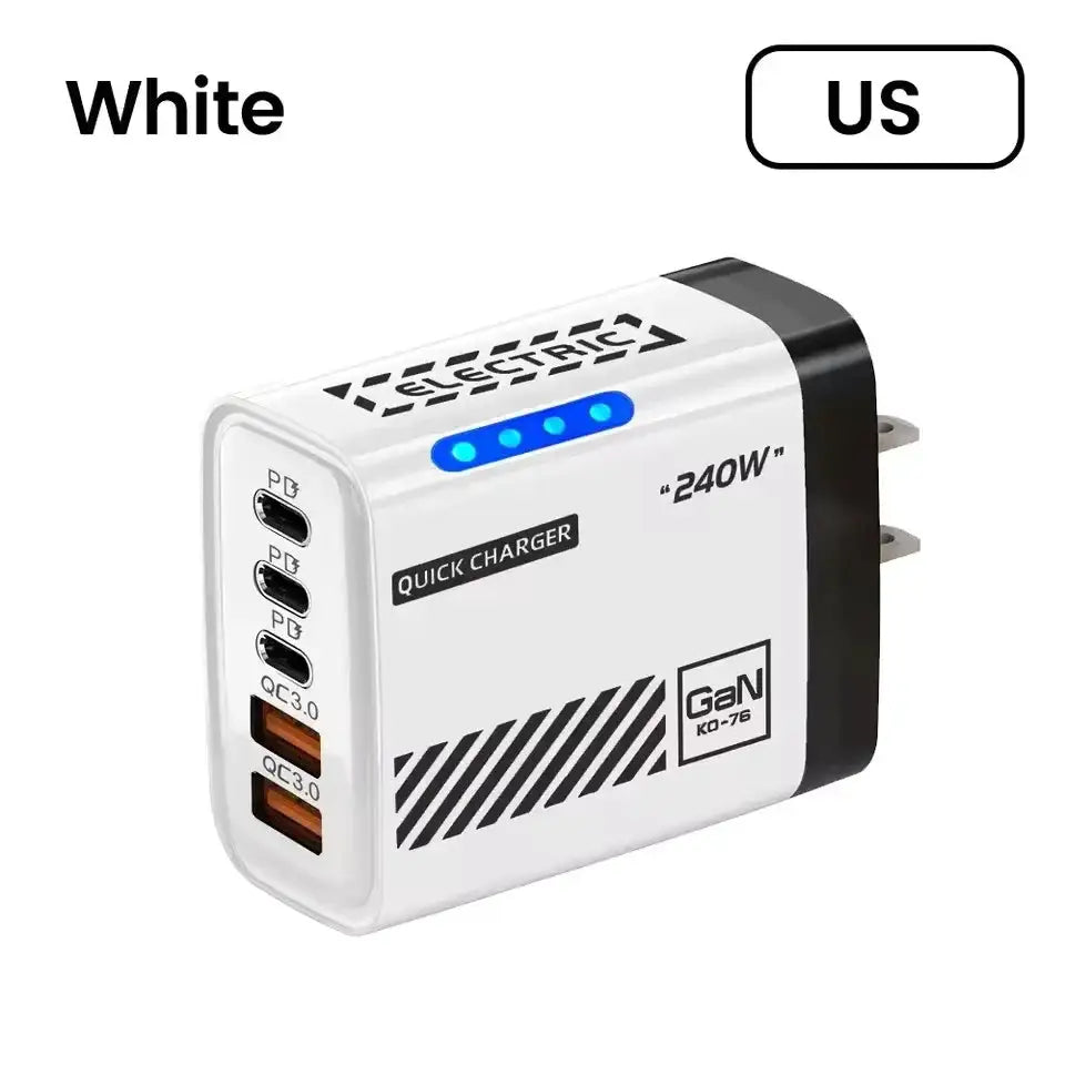 GaN Desktop Charger - Fast Charge USB Hub — product view 10