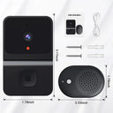 Wireless Doorbell With WiFi HD Camera Night Vision Intercom For Safer Smart Home