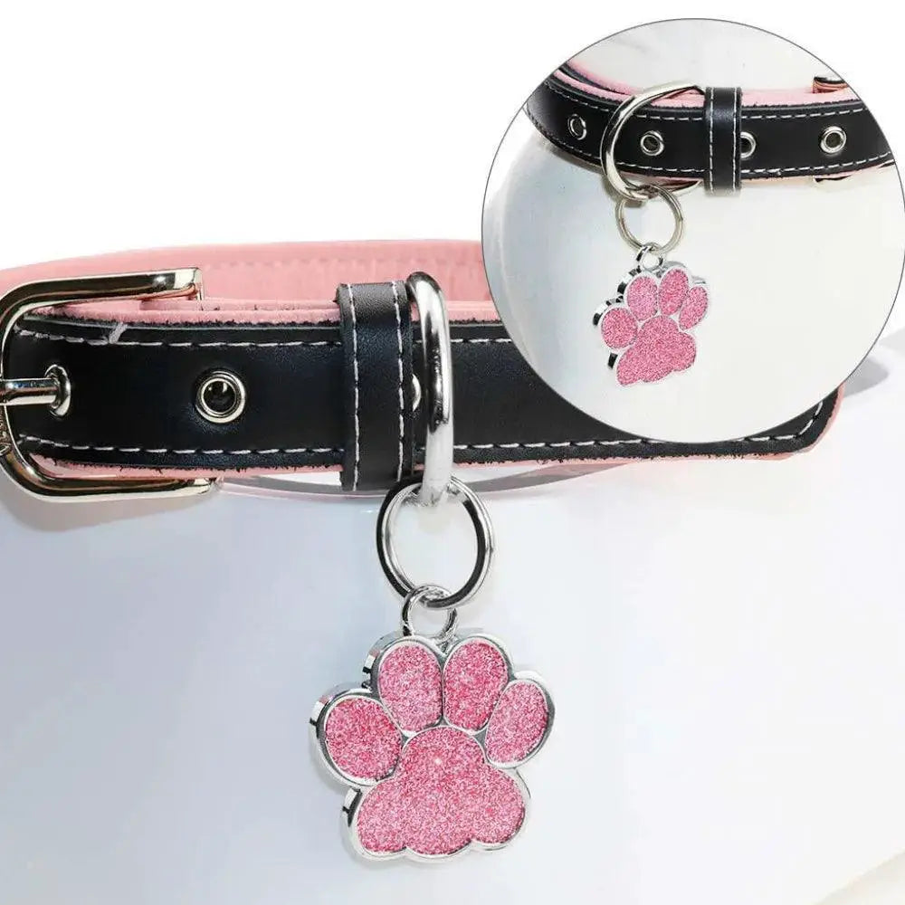 Engraved Pet ID Tag Personalized Nameplate Keyring Safety