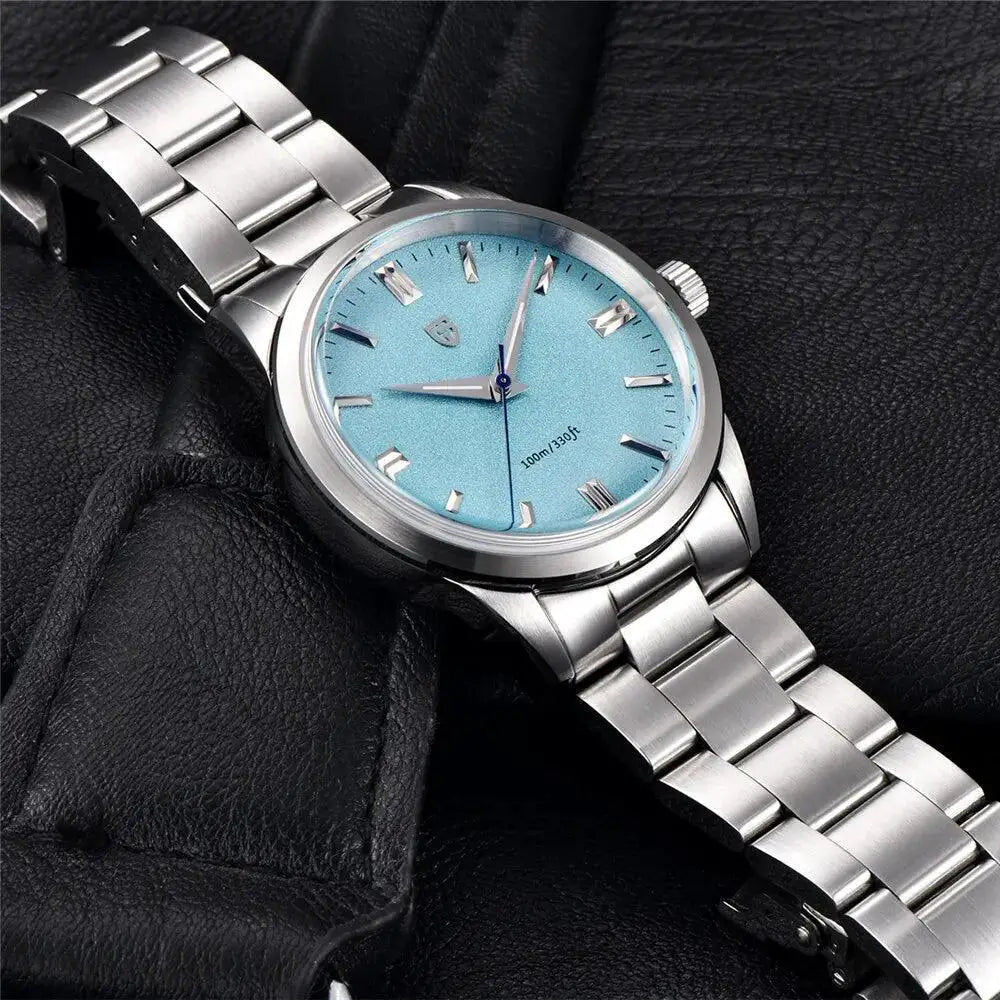 Elegant Sapphire Crystal Men's Watch With Japanese Movement