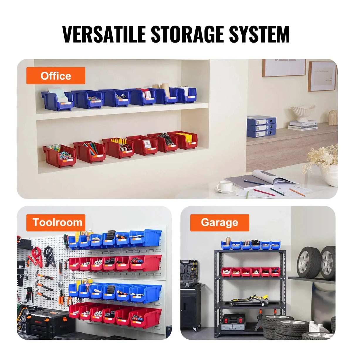 Stackable Plastic Parts Bin Organizer — product image 6