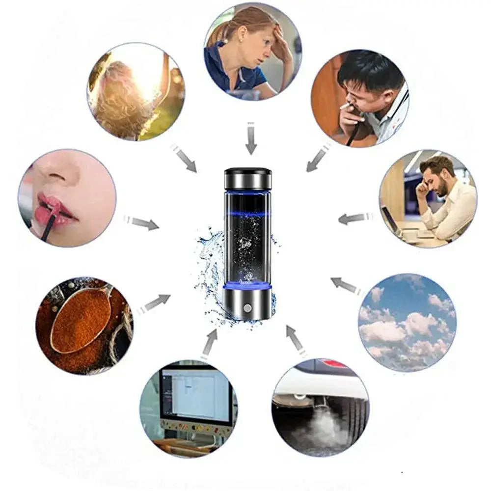 Hydrogen Rich Water Bottle Boost Cellular Health And Skin