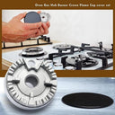 Gas Stove Burner Crown Flame Cap Set For Efficient Cooking