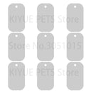 Aluminum Customized Pet ID Tags Personalized Dog Tag Set