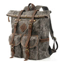 Nesitu Vintage Coffee Laptop Backpack