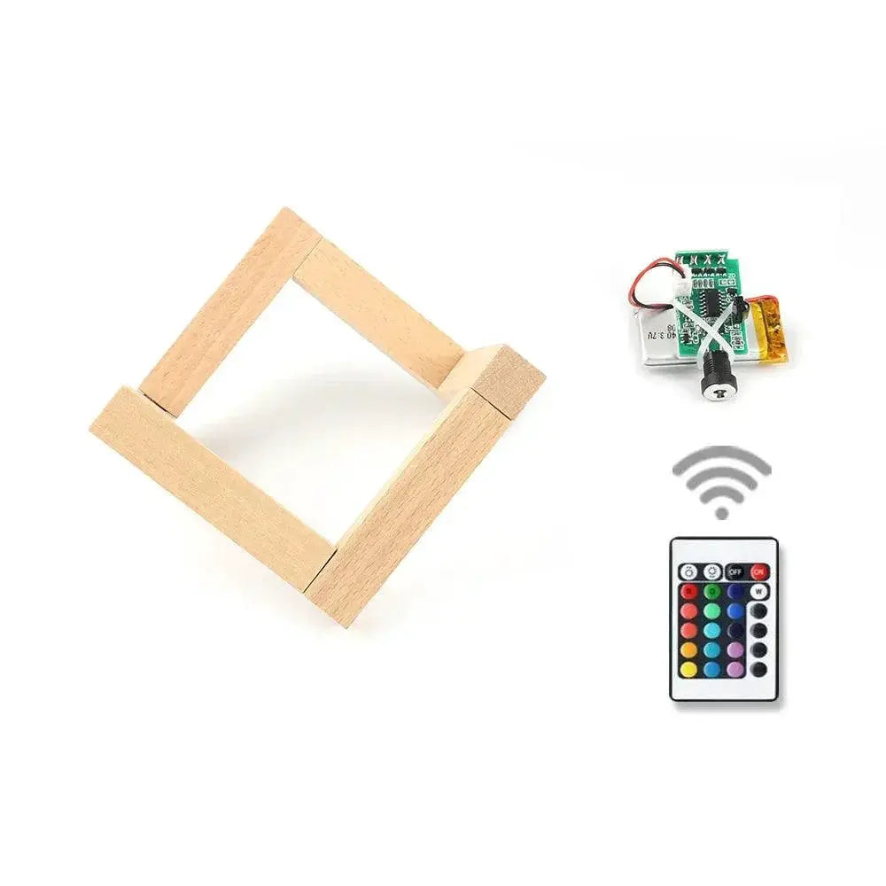 Touch Sensor Moon Lamp Remote 16 Color LED Night Light