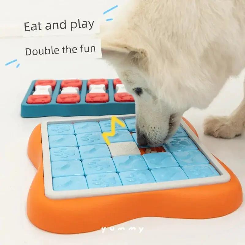 Kyjen Alone Food Basin Educational Toy Border Collie Puppy