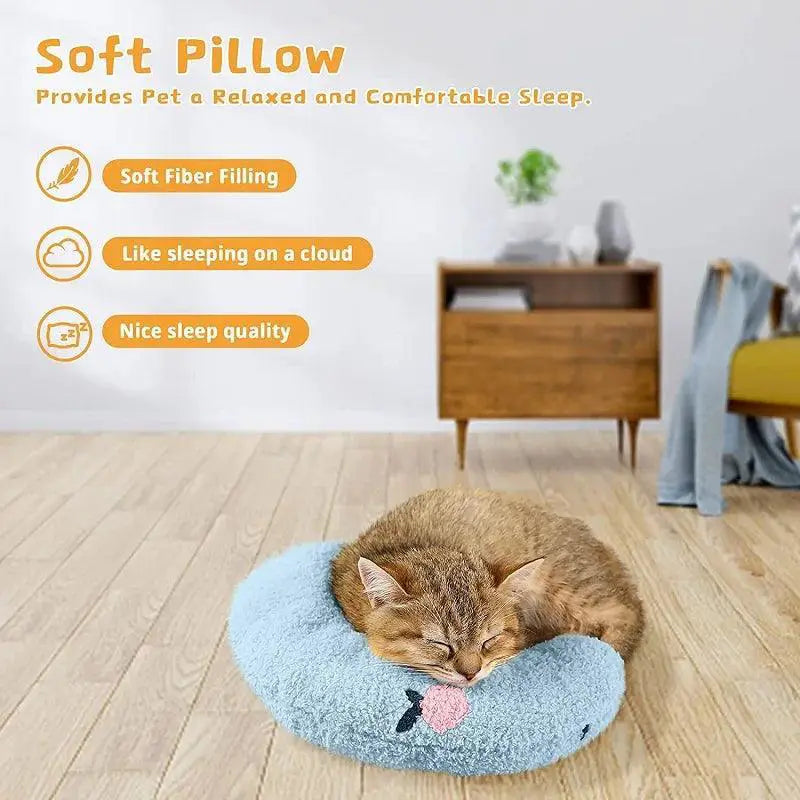Pet Comfort U-Shaped Pillow for Cozy Neck Support Deluxe