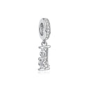 Sterling Silver Charm Star Letters