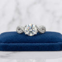 Luxury Moissanite Engagement Ring Style PHFNL