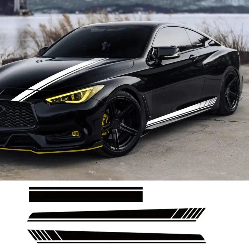 Car Vinyl Bonnet Decal For Audi BMW Mercedes Tuning