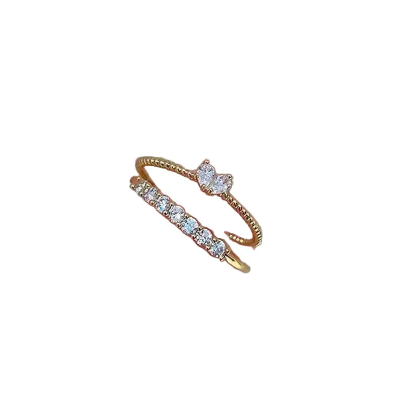 Mood Tracking Ring for Couples Zircon — product view 1