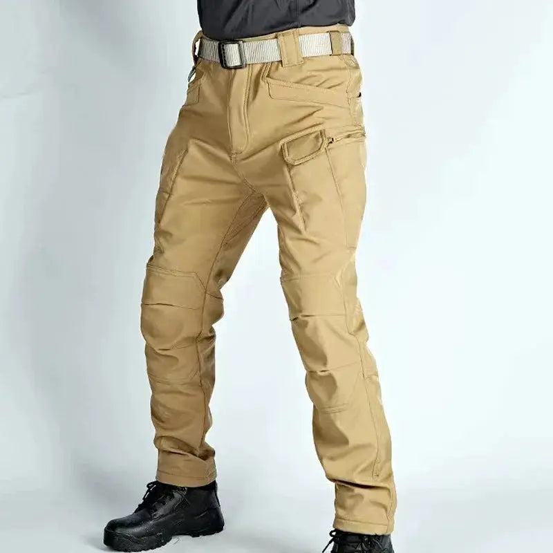 Mens Winter Softshell Tactical Waterproof Hooded Jacket