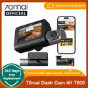 70mai T800 Dash Cam - 4K Triple HDR Recording