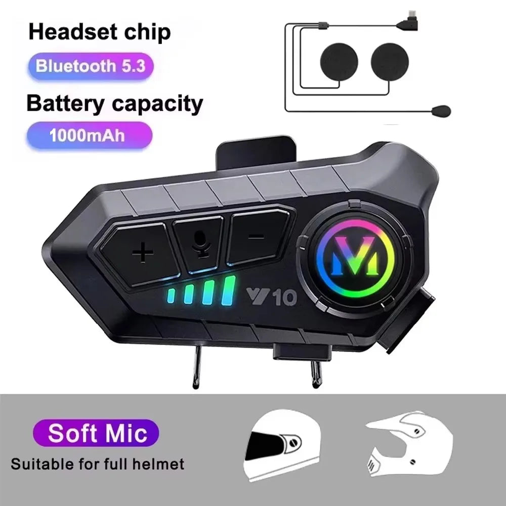 Bluetooth Motorcycle Helmet Calling Headset