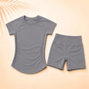 NoLogo Women Ribbed Yoga Set - High Waist Butt Lift