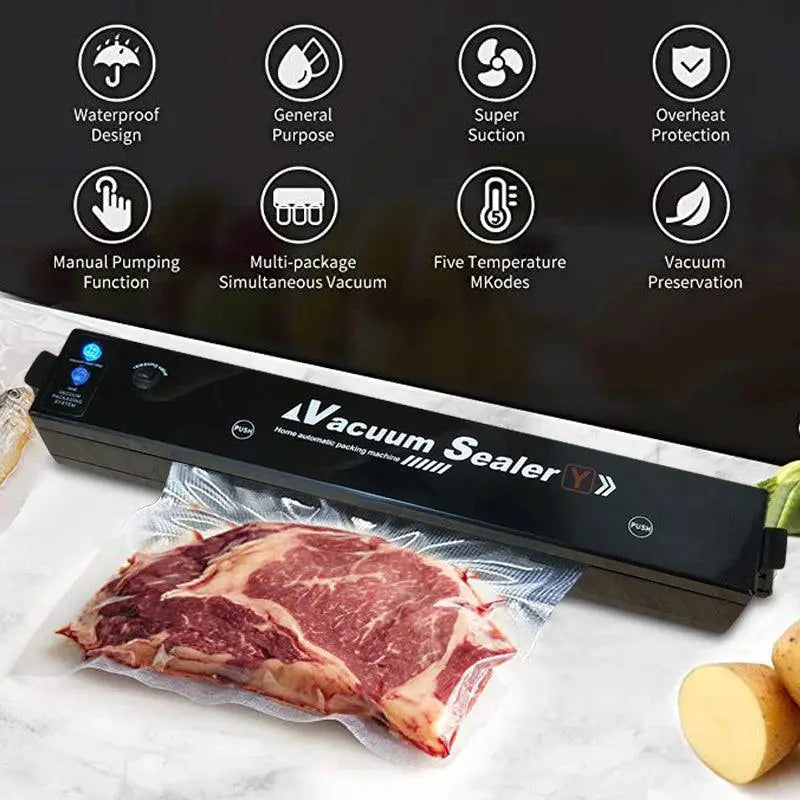 Food Vacuum Sealer Machine EU Plug Small Kitchen Saver