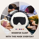 Soft 3D Eye Mask For Sleeping - Blocks Light