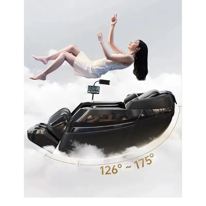 3L Luxury Smart Massage Chair with Health Detection, SL Track & 3D Manipulator, All-Round Airbag & Foot Scraping Massage