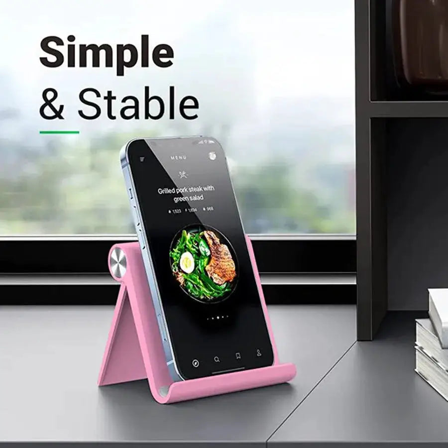 Adjustable Phone Holder Stand Portable Foldable Desktop Phone Support Universal Cell Phone Stand for iPhone, Samsung