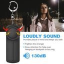 130dB Personal Safety Alarm Keychain Reliable Alarm Light
