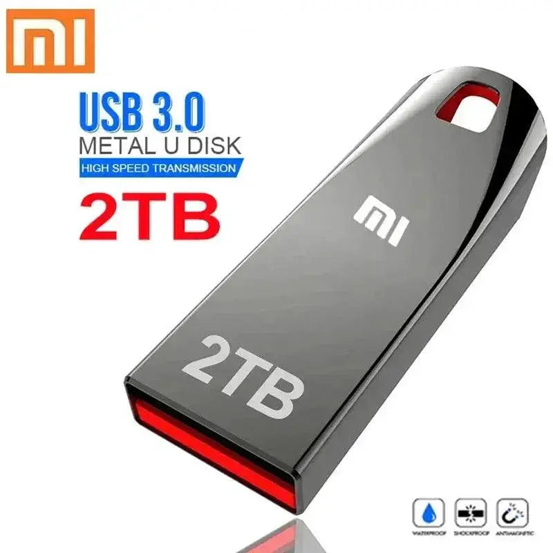 2TB Metal USB 3.0 Flash Drive High Speed Pendrive Portable