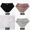 Silk Comfort Briefs Set: Luxurious Seamless Panties Women