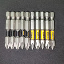 PH2 SL8 Philips Slotted Drill Bits Set For Metalwork