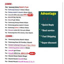 Stylish Silicone Smartwatch Band for Amazfit and Samsung