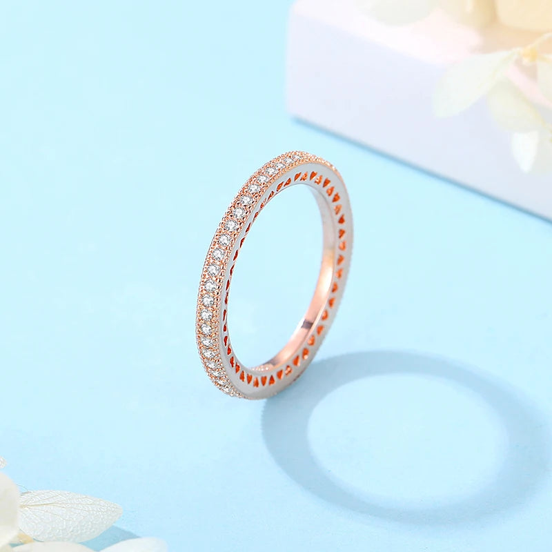 Sterling Silver Ring Love Heart