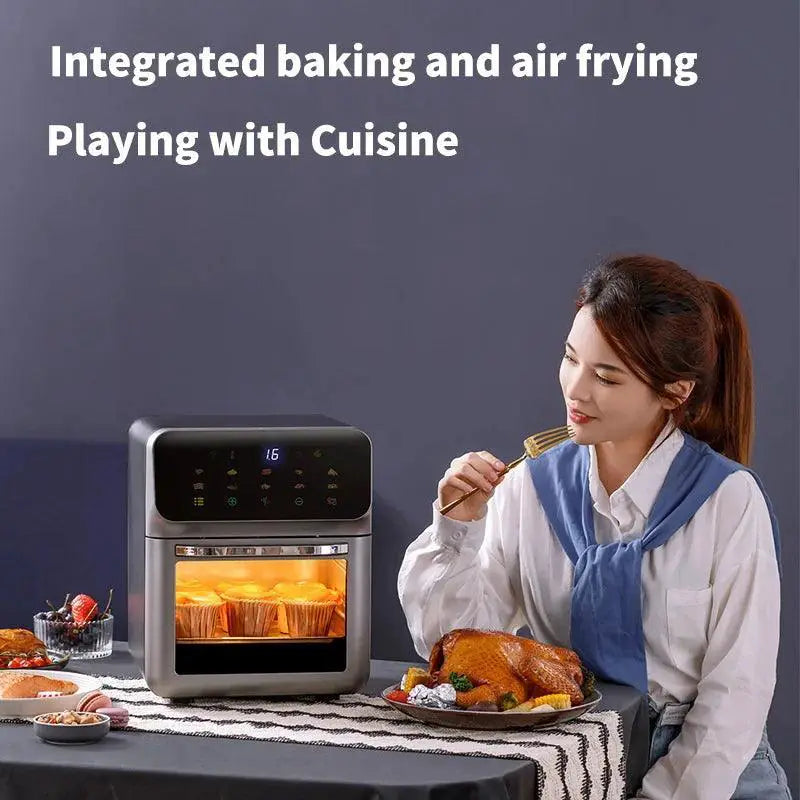 10L Large Capacity Electric Air Fryer Oil Free Auto Oven