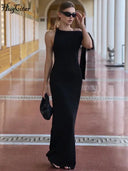 Slim Fit Maxi Dress For Summer Parties