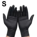 Disposable Black Nitrile Gloves