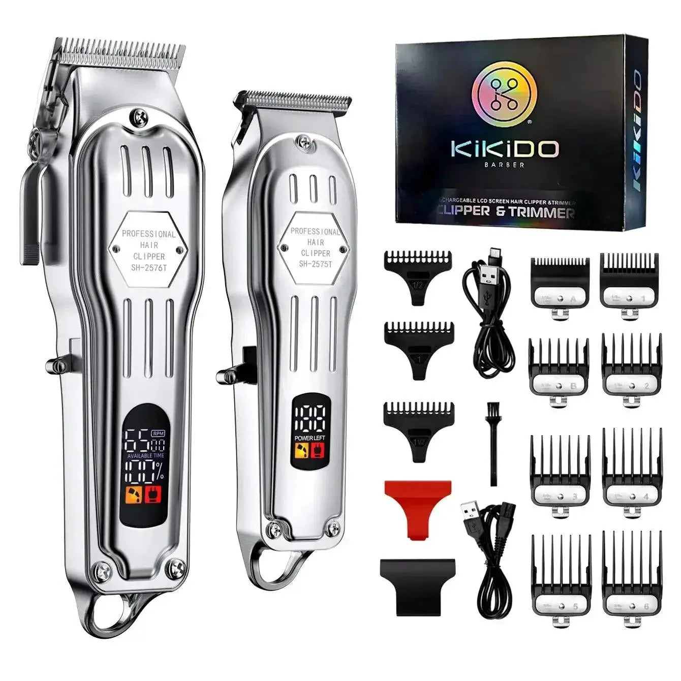 Full Metal Barber Clipper Precision Trimming Tool For Men